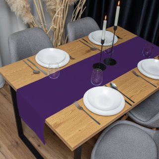 Dekorační běhoun na stůl Rongo RG-082 Tmavě fialový - detail 1 - Biante.cz