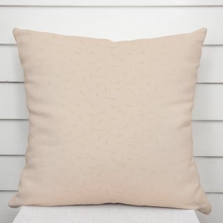 Dekorační povlak na polštář TF-025 Pnoucí lístky - béžový - Biante.cz