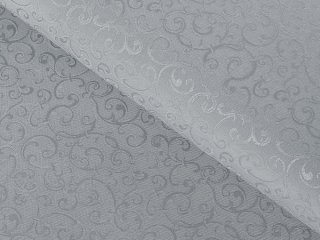 Teflónová látka na obrusy TF-086 Ornamenty na sivom - šírka 160 cm - Biante.sk Teflónová látka na obrusy TF-086 Ornamenty na sivom - šírka 160 cm - Biante.sk