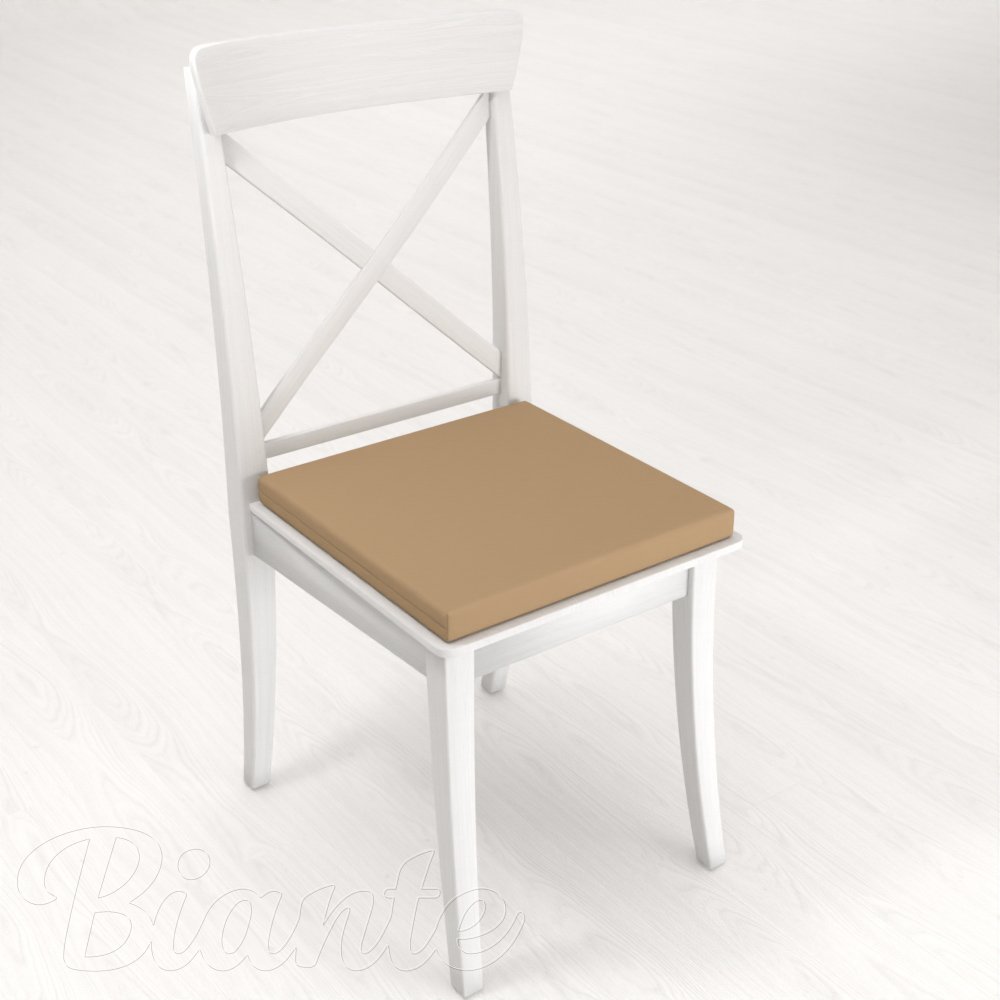 Štvorcový podsedák Rongo RG-040 Kávovo hnedý - 38x38x3 cm - detail 1 - Biante.sk