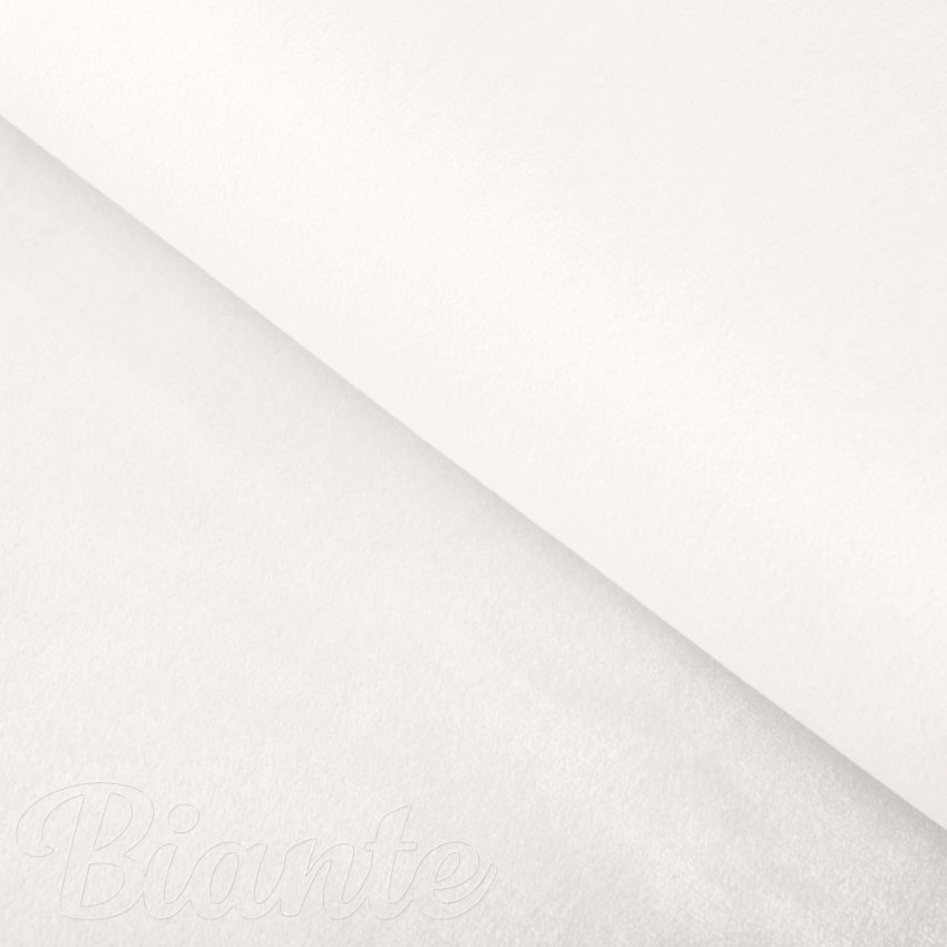 Zamatová látka Velvet Prémium SVP-024 Krémovo biela - šírka 300 cm - Biante.sk