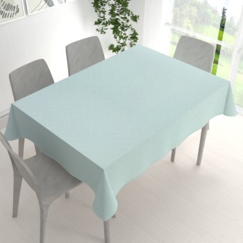 Teflonový obdélníkový ubrus Milano TF-050 - světle mentolový - detail 1 - Biante.cz