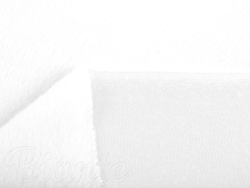 Plyš/umělá kožešina PL-001 Bílá - šířka 150 cm - detail 4 - Biante.cz Plyš/umělá kožešina PL-001 Bílá - šířka 150 cm - detail 4 - Biante.cz