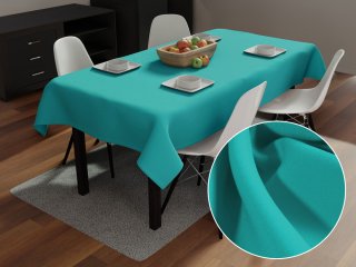 Dekorační obdélníkový ubrus Rongo RG-020 Tyrkysový - Biante.cz