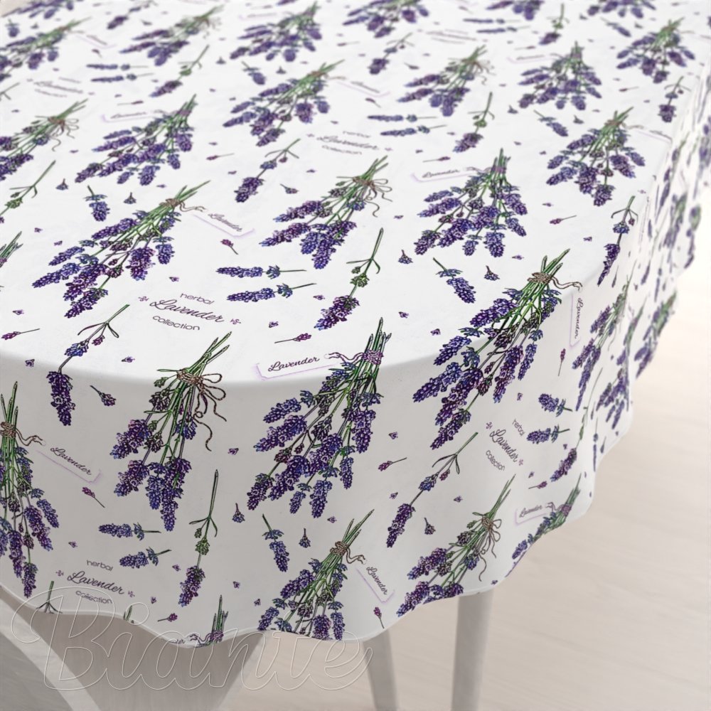 Dekorační oválný ubrus PML-084 Lavender - Biante.cz Dekorační oválný ubrus PML-084 Lavender - Biante.cz