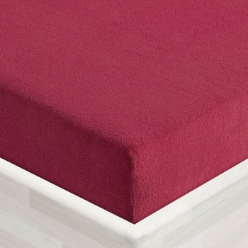 Froté napínací prostěradlo FR-010 Vínové - Biante.cz