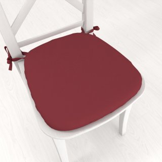 Oblý podsedák Rongo RG-097 Bordó - 39x37x3 cm - Biante.cz