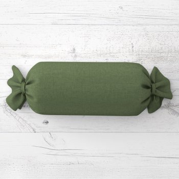 Polštář válec bonbon Rongo RG-081 Tmavý olivově zelený - Biante.cz Polštář válec bonbon Rongo RG-081 Tmavý olivově zelený - Biante.cz