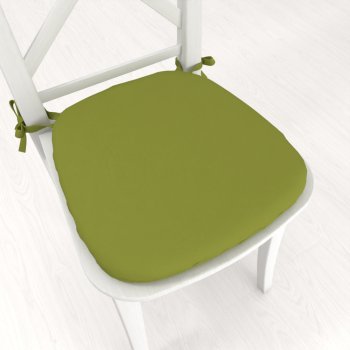 Oblý podsedák Rongo RG-095 Olivově zelený - 39x37x3 cm - Biante.cz Oblý podsedák Rongo RG-095 Olivově zelený - 39x37x3 cm - Biante.cz