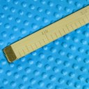 Dětská látka Minky 3D puntíky MKP-034 Modrá - šířka 150 cm - detail 5 - Biante.cz