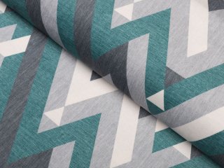 Sametová látka Tamara TMR-026 Zeleno-šedý designový cik-cak - šířka 150 cm - Biante.cz Sametová látka Tamara TMR-026 Zeleno-šedý designový cik-cak - šířka 150 cm - Biante.cz