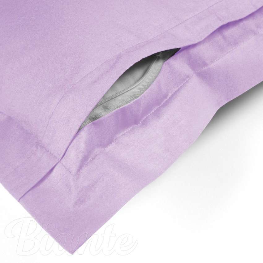 Bavlnená obliečka na vankúš s lemom Moni MO-061 Lila - detail 1 - Biante.sk