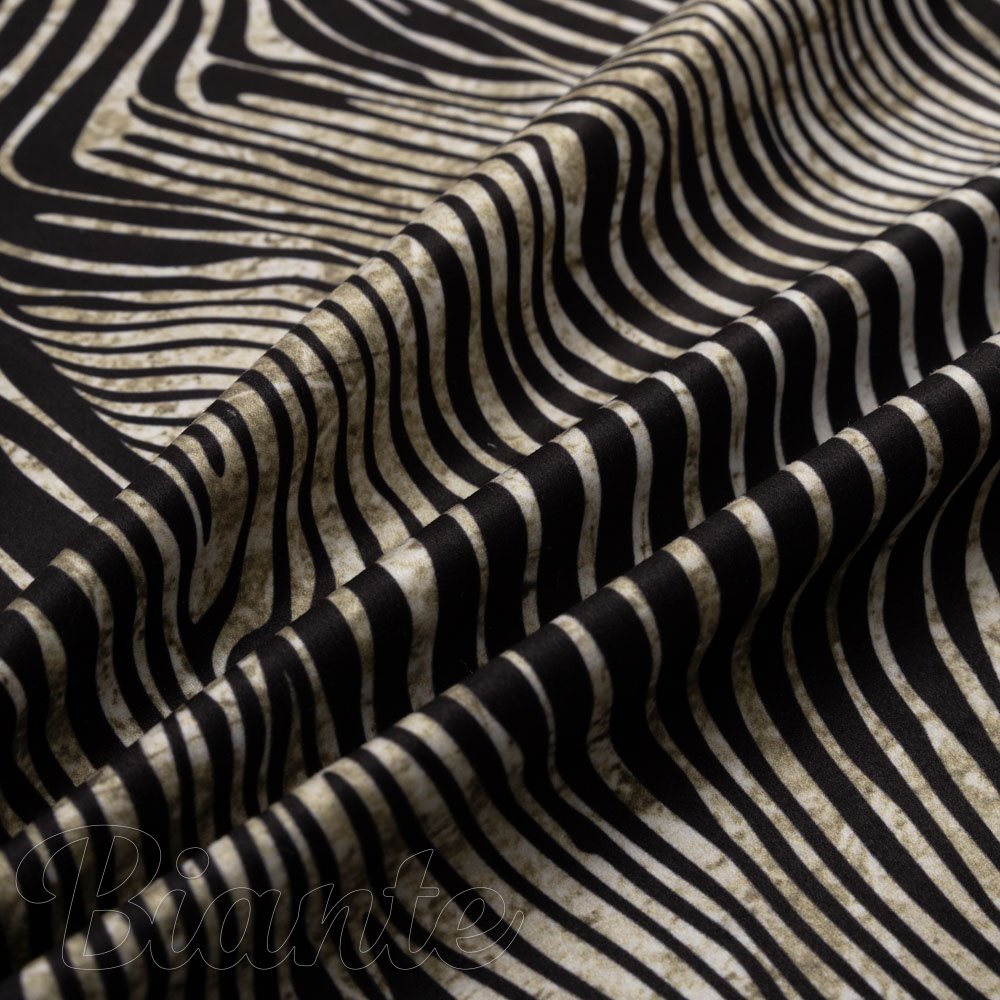 Sametová látka Tamara TMR-052 Zebrovaný vzor - šířka 140 cm - detail 5 - Biante.cz
