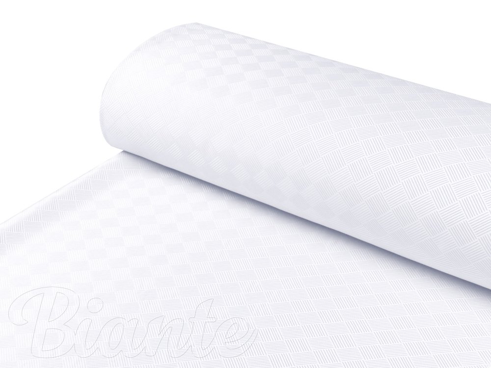 Teflonový čtvercový ubrus Milano TF-094 - bílý - Biante.cz