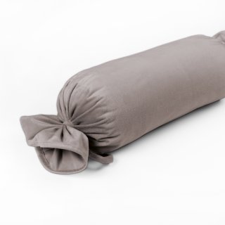 Sametový polštář válec bonbon Velvet Premium SVP-015 Latte - Biante.cz