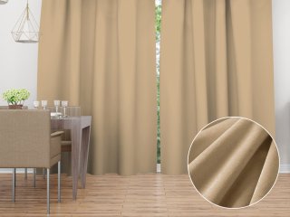 Sametový závěs na míru Velvet Premium SVP-006 Pískově béžový - Biante.cz