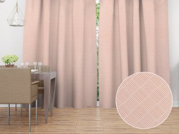 Dekorační závěs na míru Milano TF-048 - světle růžový - Biante.cz