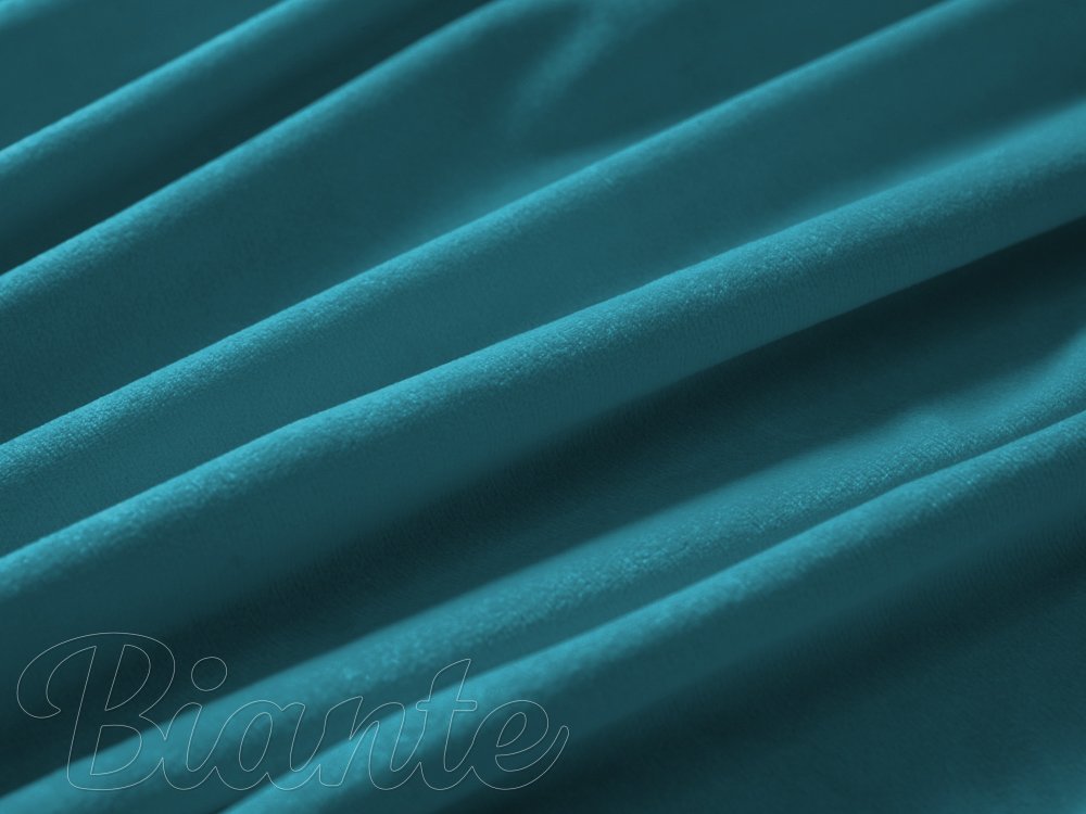 Sametová látka Velvet Premium SVP-035 Tyrkysově modrá - šířka 280 cm - detail 4 - Biante.cz Sametová látka Velvet Premium SVP-035 Tyrkysově modrá - šířka 280 cm - detail 4 - Biante.cz