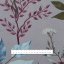 Bavlněná látka/plátno Sandra SA-621 Podzimní větvičky na modrošedém - šířka 160 cm - detail 3 - Biante.cz
