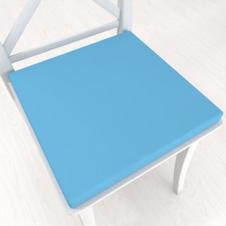 Štvorcový podsedák Rongo RG-065 Svetlo modrý - 38x38x3 cm - Biante.sk