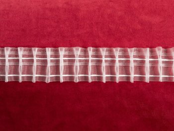 Řasící stuha RS-005 vlnky - šířka 5 cm - řasení 1:2 - Biante.cz