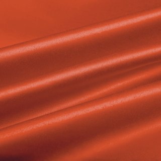 Látka polyesterový satén LUX-045 Cihlově červená - šířka 150 cm