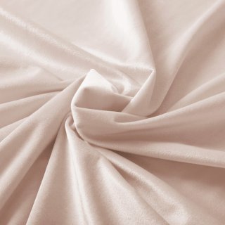 Zamatová látka Velvet Prémium SVP-020 Béžová - šírka 145 cm a 280 cm - detail 1 - Biante.sk