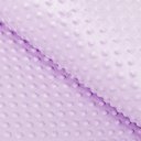 Dětská látka Minky 3D puntíky MKP-002 Fialová lila - šířka 150 cm - Biante.cz