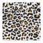 Bavlněný šátek Sandra SA-409 Leopardí vzor na bílém - detail 2 - Biante.cz