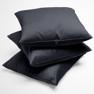 Sametový povlak na polštář Velvet Premium SVP-004 Antracitově šedý - detail 1 - Biante.cz Sametový povlak na polštář Velvet Premium SVP-004 Antracitově šedý - detail 1 - Biante.cz
