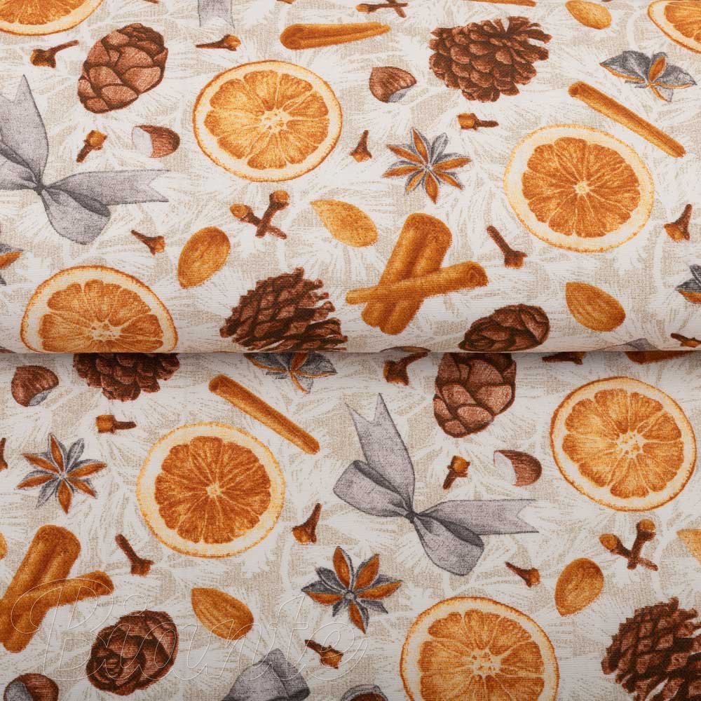 Dekorační látka Leona LN-171 Vůně podzimu - šířka 140 cm