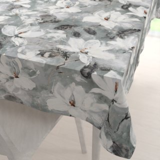 Sametový obdélníkový ubrus Tamara TMR-016 Designové květiny na šedozeleném - Biante.cz Sametový obdélníkový ubrus Tamara TMR-016 Designové květiny na šedozeleném - Biante.cz
