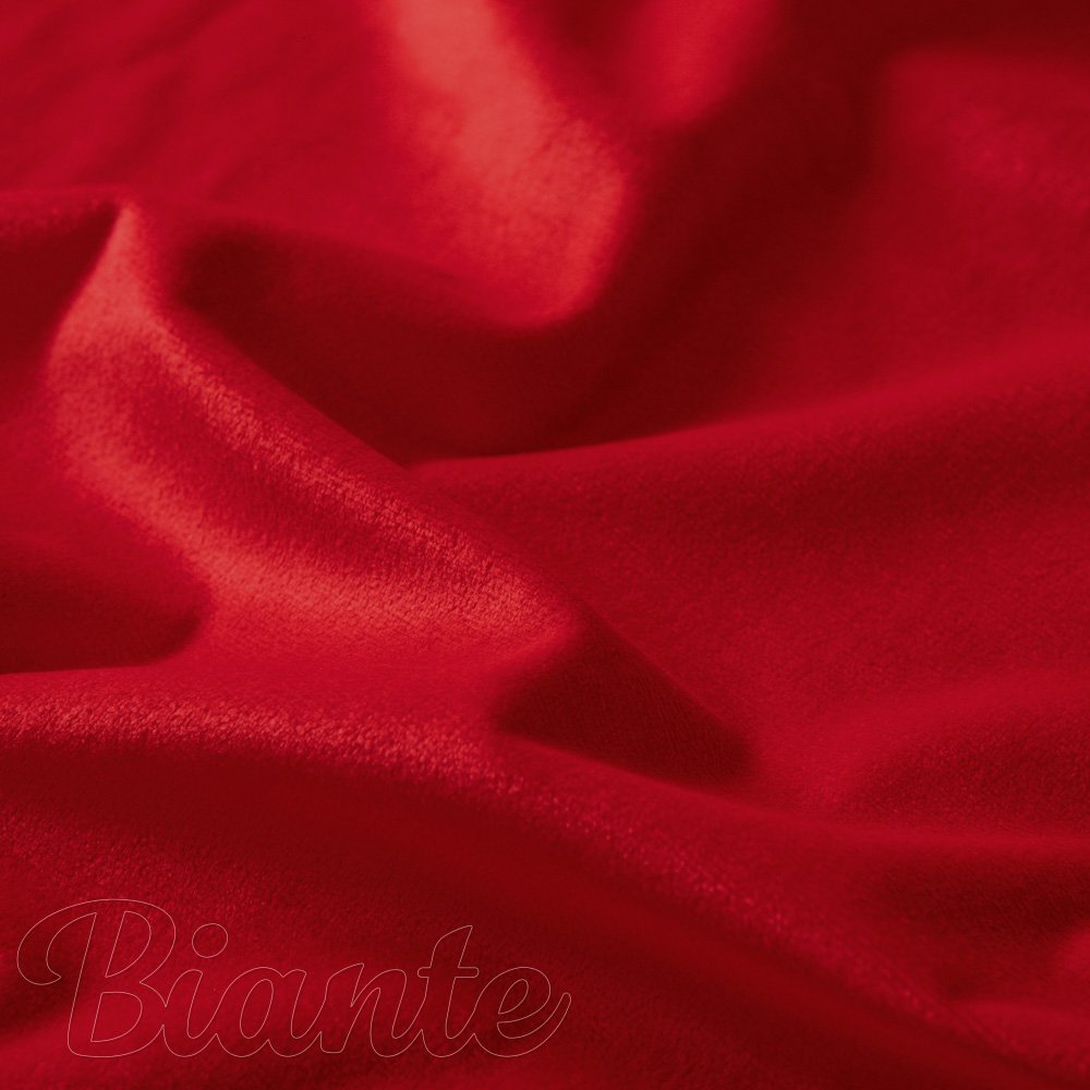 Zamatová látka Velvet Prémium SVP-051 Sýto červená - šírka 280 cm - detail 3 - Biante.sk