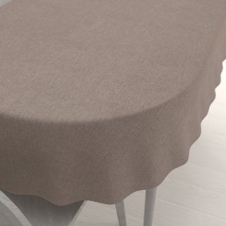 Dekorační oválný ubrus BKW-204 Šedohnědý žíhaný - Biante.cz Dekorační oválný ubrus BKW-204 Šedohnědý žíhaný - Biante.cz