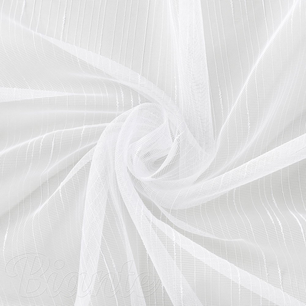 Záclona bílá s olůvkem vzor Prší - ZAC-023 výška 160 cm a 330 cm - detail 7 - Biante.cz