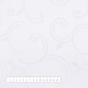 Teflonová látka na ubrusy TF-100 Bílé ornamenty s lístky - šířka 155 cm - detail 6 - Biante.cz