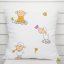 Dětský bavlněný povlak na polštář Sandra SA-728 Veselé ovečky na bílém - Biante.cz