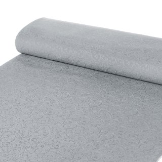 Teflónová látka na obrusy TF-086 Ornamenty na sivom - šírka 160 cm - detail 1 - Biante.sk