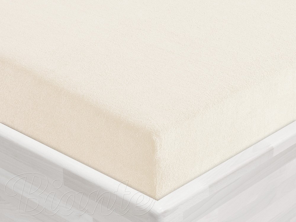 Froté napínací prostěradlo FR-002 Smetanové - Biante.cz