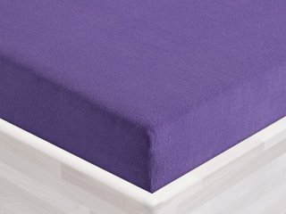 Froté napínacie prestieradlo FR-013 Fialové - Biante.sk Froté napínacie prestieradlo FR-013 Fialové - Biante.sk