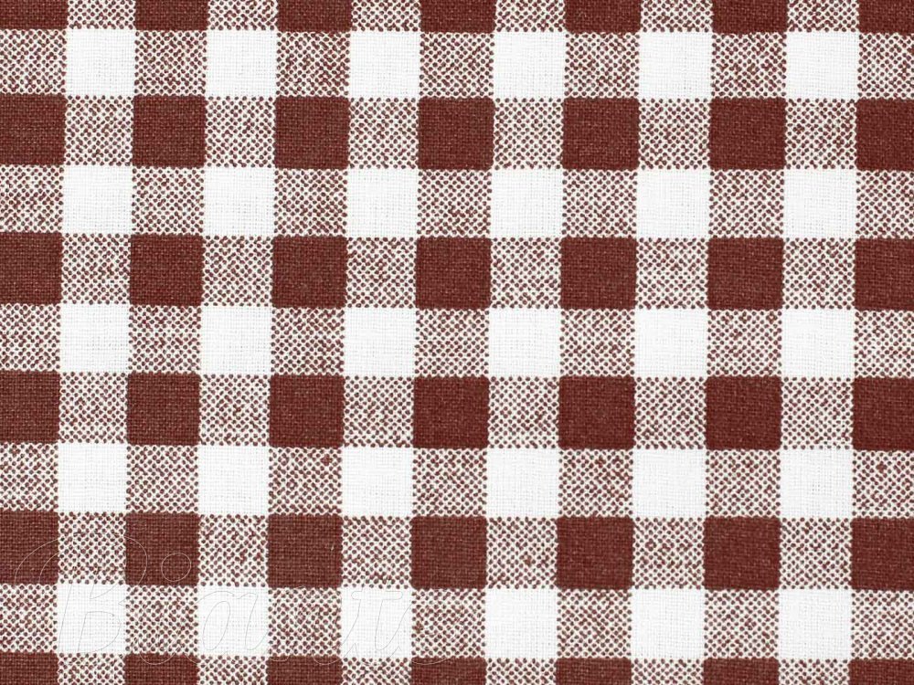 Bavlněná látka/plátno Sandra SA-059 Hnědo-bílé kostičky - šířka 145 cm - detail 5 - Biante.cz Bavlněná látka/plátno Sandra SA-059 Hnědo-bílé kostičky - šířka 145 cm - detail 5 - Biante.cz