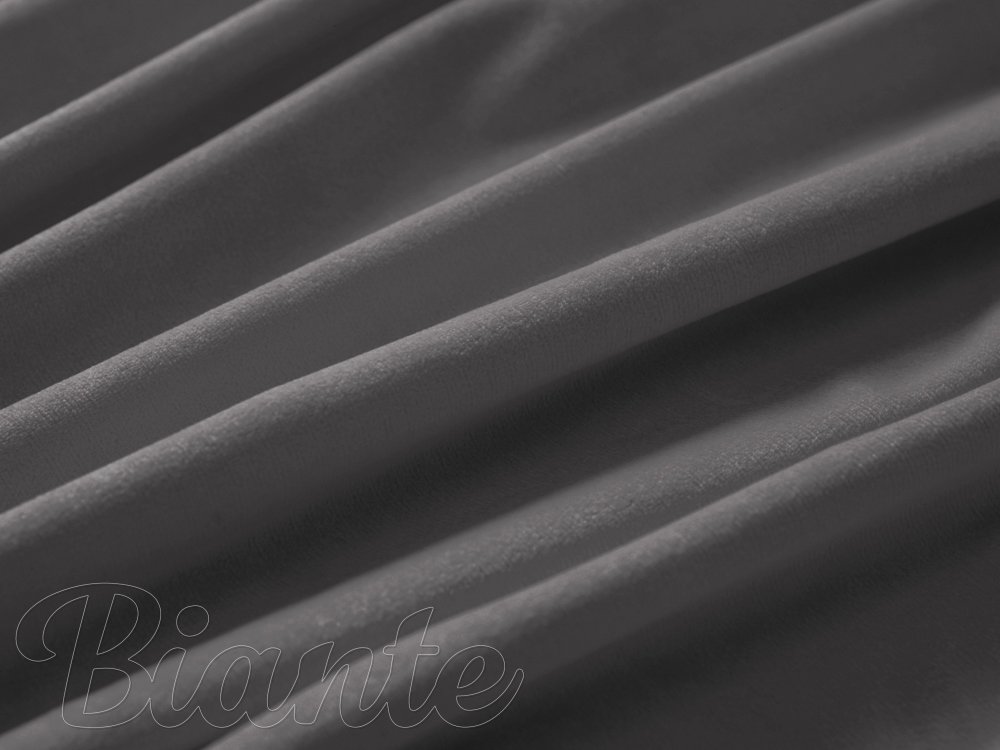 Sametová látka Velvet Premium SVP-017 Tmavě šedá - šířka 145 cm a 280 cm - detail 4 - Biante.cz Sametová látka Velvet Premium SVP-017 Tmavě šedá - šířka 145 cm a 280 cm - detail 4 - Biante.cz