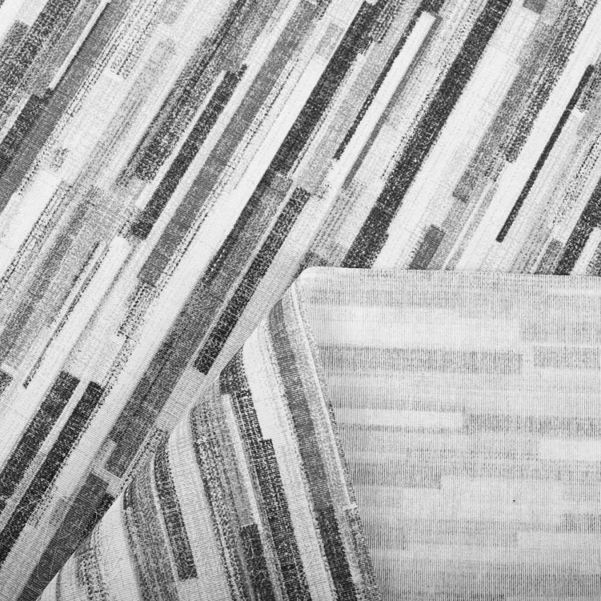 Dekorační látka Leona LN-175 Šedo-černé proužky - šířka 140 cm a 280 cm - detail 4 - Biante.cz