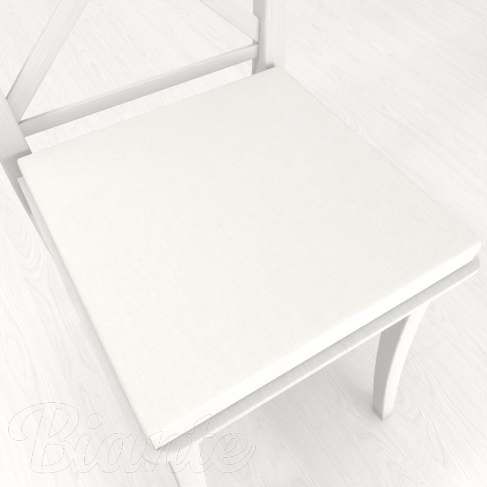 Štvorcový podsedák BKW-201 Slonová kosť žíhaná - 38x38x3 cm - Biante.sk