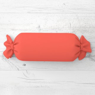 Polštář válec bonbon Rongo RG-037 Korálový - Biante.cz