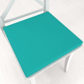 Štvorcový podsedák Rongo RG-020 Tyrkysový - 38x38x3 cm - Biante.sk