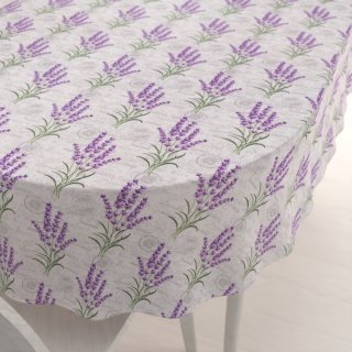 Dekorační oválný ubrus PML-033 Provence levandule - Biante.cz