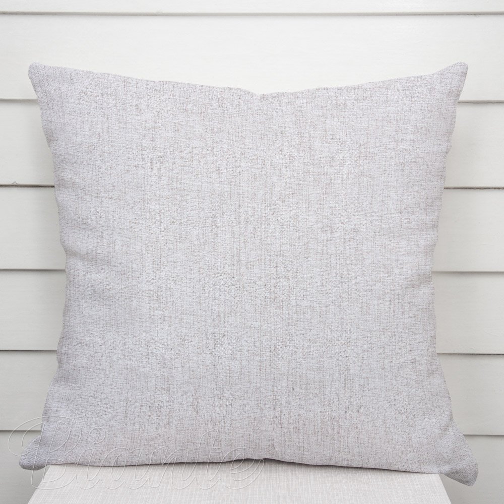 Dekoračná obliečka na vankúš BKW-206 Svetlo sivobéžové žíhanie - Biante.sk