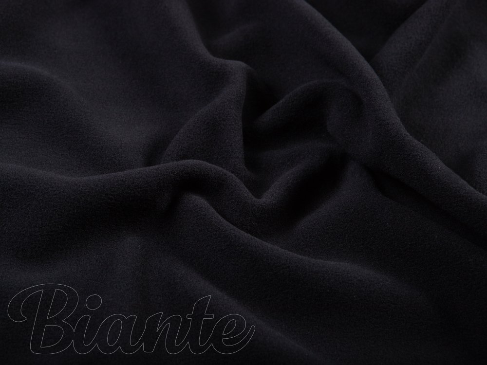Polar fleece antipilling PF-005 Černý – metráž š. 150 cm - detail 5 - Biante.cz