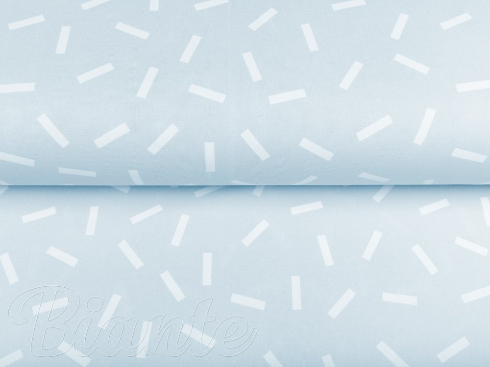 Dekorační látka PM-063 Konfety na pastelově modrošedém - šířka 150 cm - detail 4 - Biante.cz Dekorační látka PM-063 Konfety na pastelově modrošedém - šířka 150 cm - detail 4 - Biante.cz